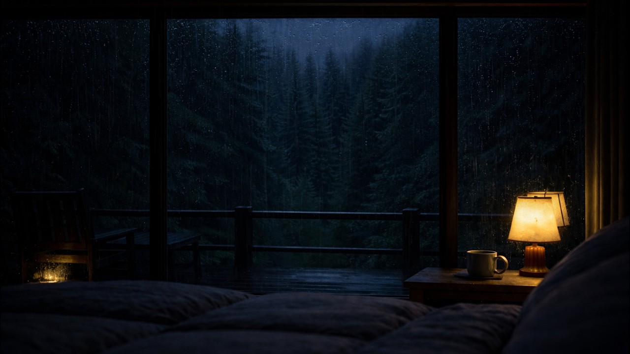 Nothing Happens for 2 Hours – Cabin Rain, After Midnight