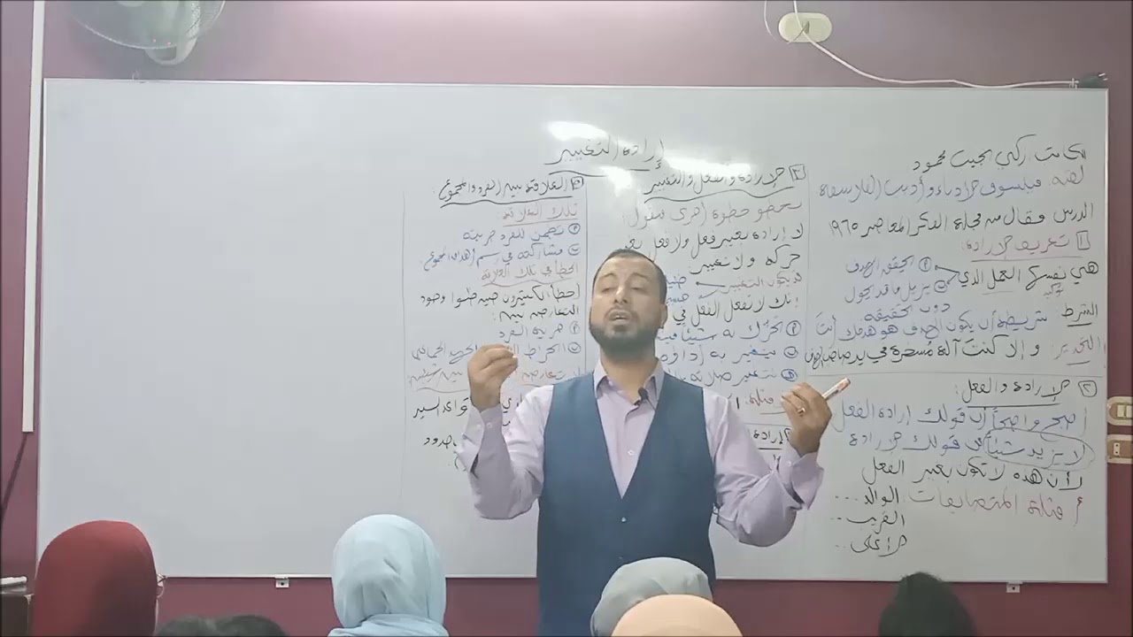 شرح درس إرادة التغيير - الأستاذ وليد محسن