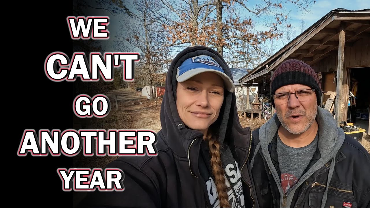 We can't go another year |WE LEFT THE CITY TO BUILD OUR HOME in the woods |Homestead |OFF GRID POWER