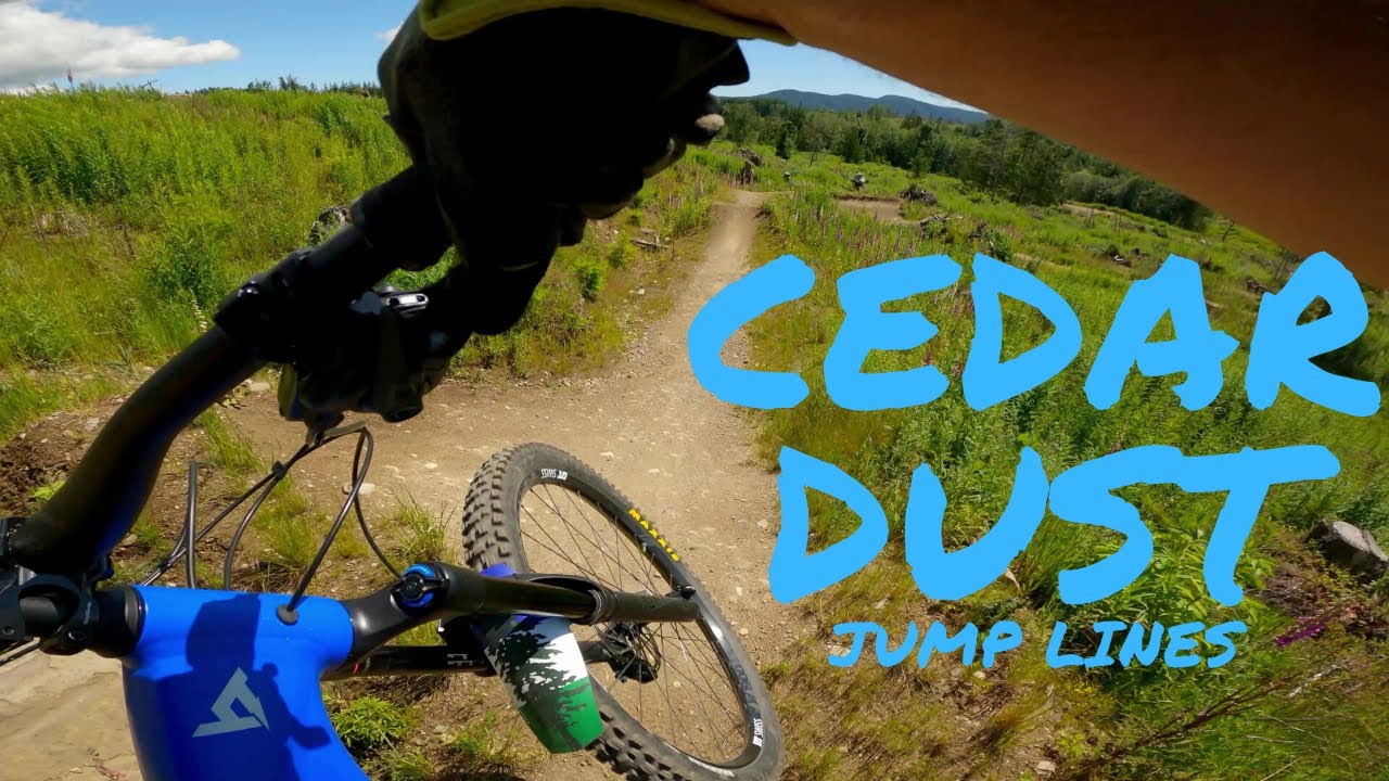 Cedar Dust Jump Lines, Advanced and Intermediate, MTB POV Galbraith, Bellingham