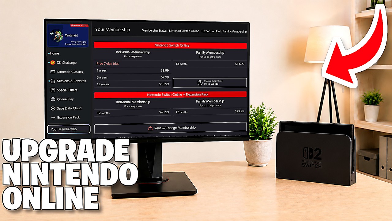 How To Upgrade Nintendo Switch Online To Expansion Pack On Switch 2 - Full Guide