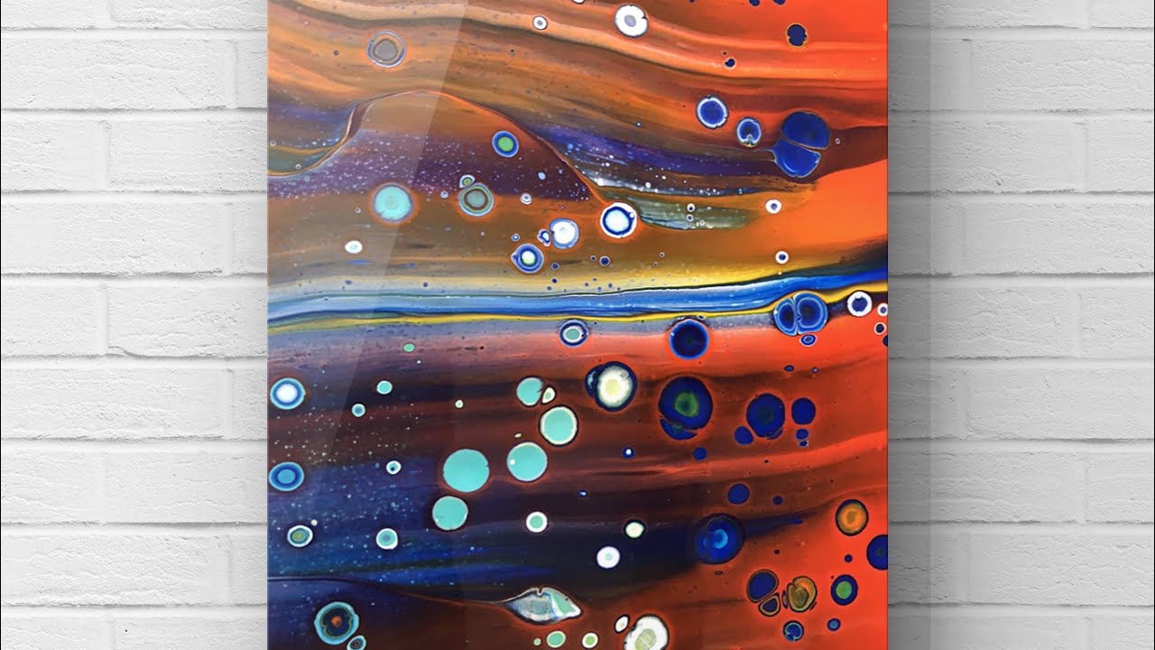 Amazing reflections pour with my swifty swipe tool, watch the morphing happen