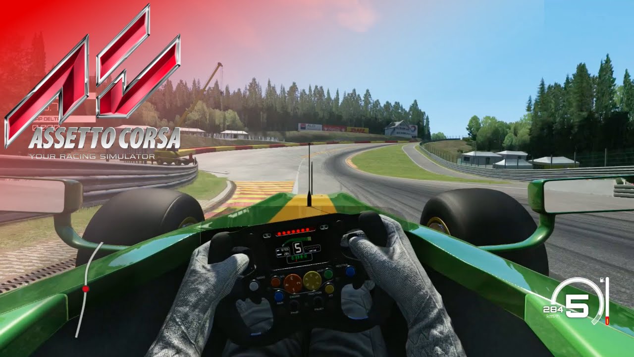 Assetto Corsa - First Laps around Spa-Francorchamps in Lotus Exos 125 Stage 1