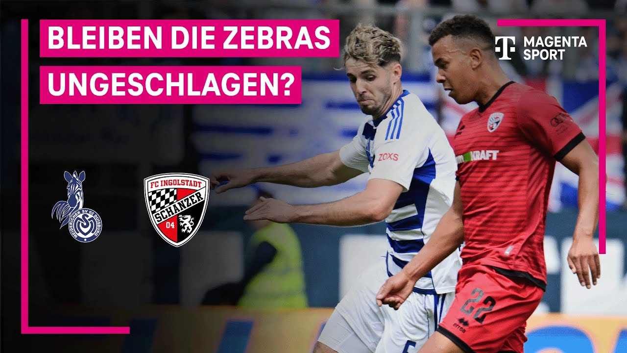 MSV Duisburg - FC Ingolstadt 04, Highlights mit Live-Kommentar | 3. Liga | MAGENTA SPORT