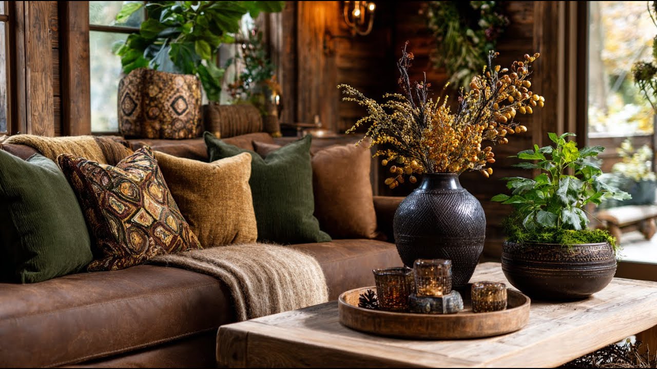 Earth-Tone Winter Interior Decorating Ideas for a Cozy, Grounded, and Inviting Seasonal Home!