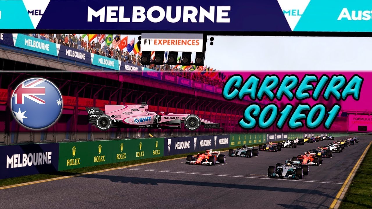 F1 2017 - PT-BR - S01E01 - GP da AUSTRÁLIA | MODO CARREIRA 01