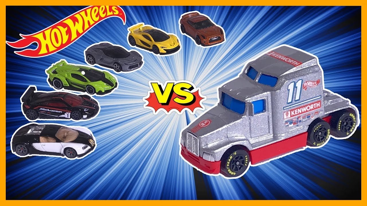 BIG RIG RACER vs 6 HYPER CAR EXOTICS