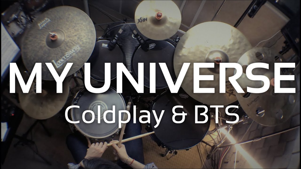 Coldplay&BTS - My Universe/드럼악보/Drum tutorial/pop/drum score/마이유니버스/방탄소년단/콜드플레이