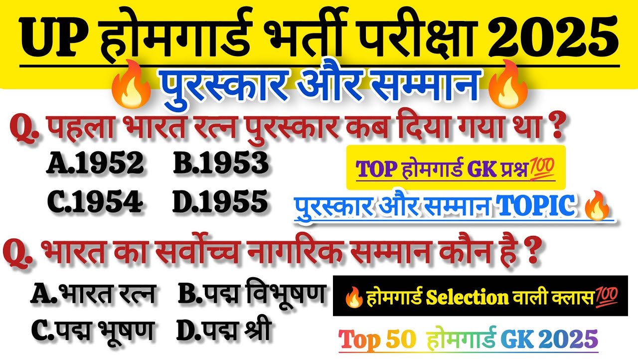 UP Homeguard Top GK Questions 2026 || Homeguard 2026 GK Class|| UP Homeguard GK GS Topic Wise class 