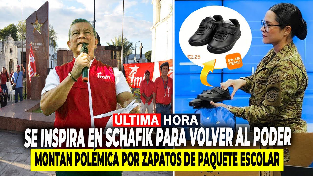🙄EL CHINO SE INSPIRA EN SCHAFIK PARA VOLVER AL PODER/ MONTAN POLÉMICA POR ZAPATOS DE PAQUETE ESCOLAR