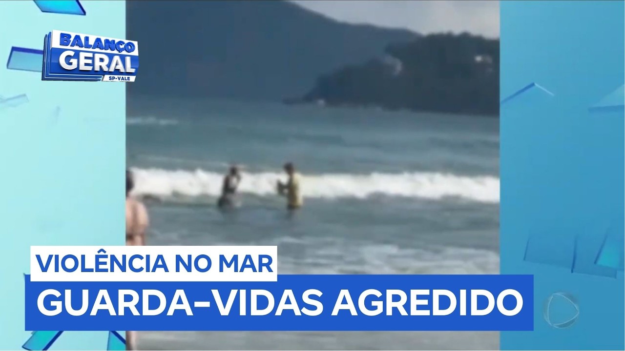 Violência no mar: banhista e guarda-vidas trocam socos em Ubatuba (SP)