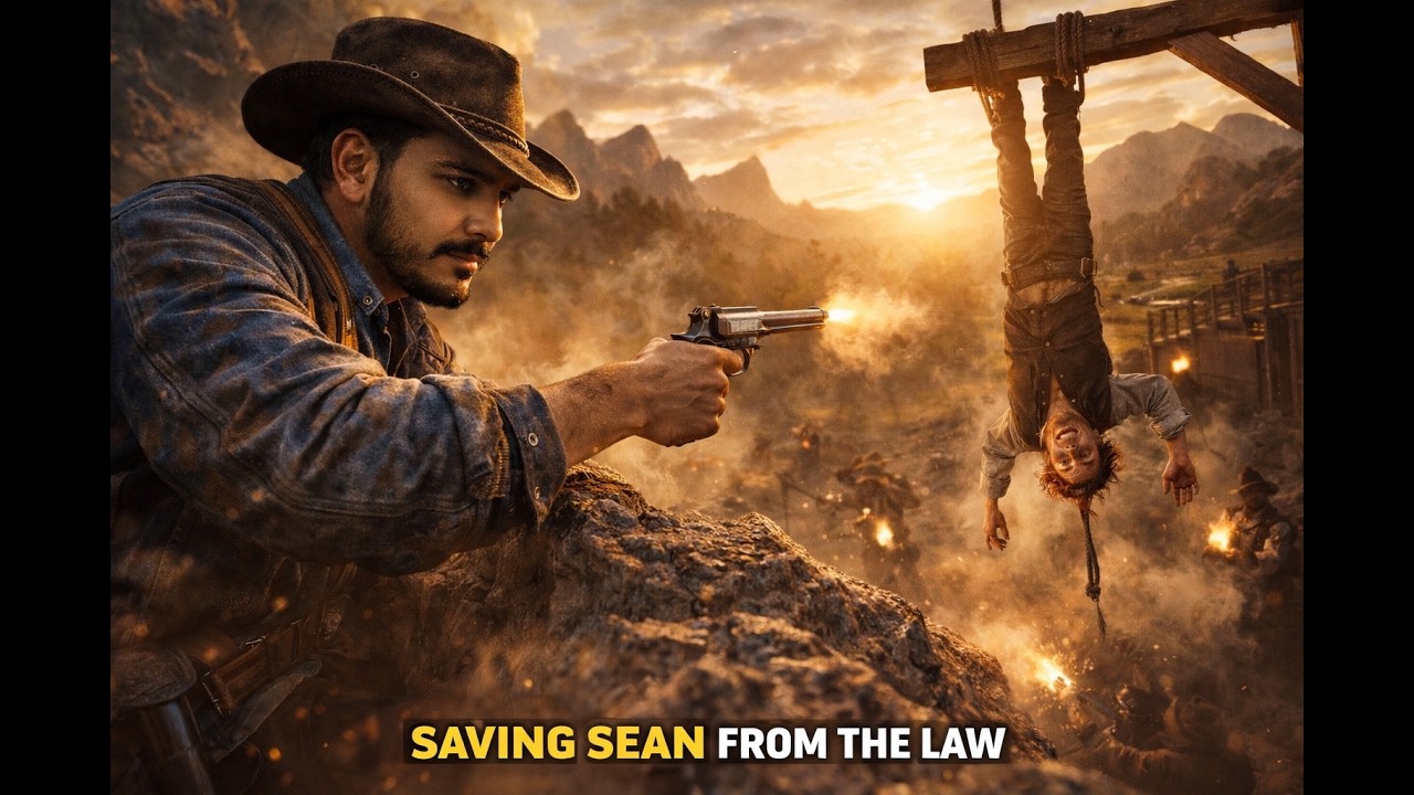 Red Dead Redemption 2 saving sean from police 👮‍♂️🚓