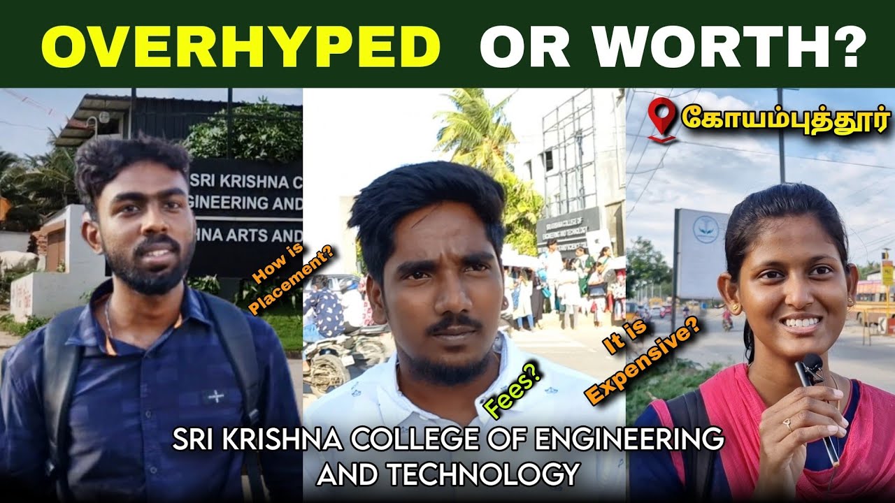 (Coimbatore Colleges) Asking SKCET final year students about fees, Cut-off,etc
