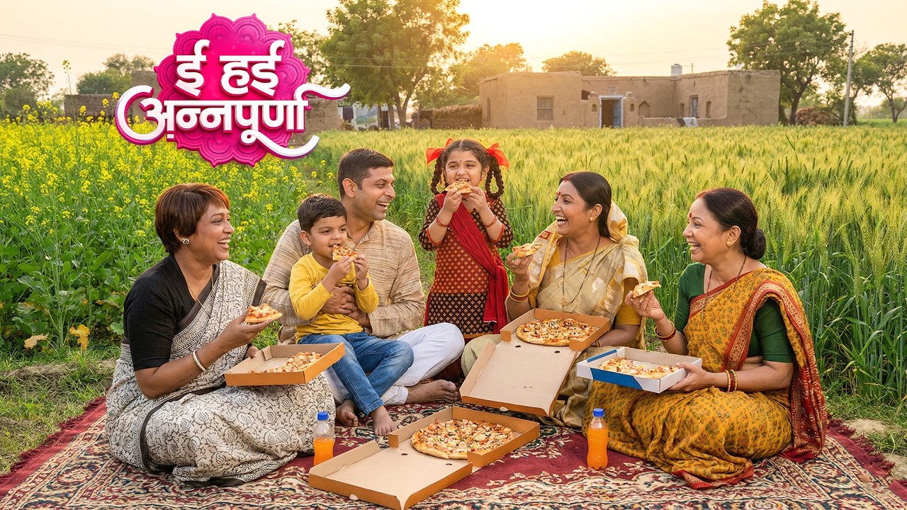 “सब परिवार गाँव में मस्ती करते हुए” || अनुपूर्णा | TV Serial || BHOJPURI