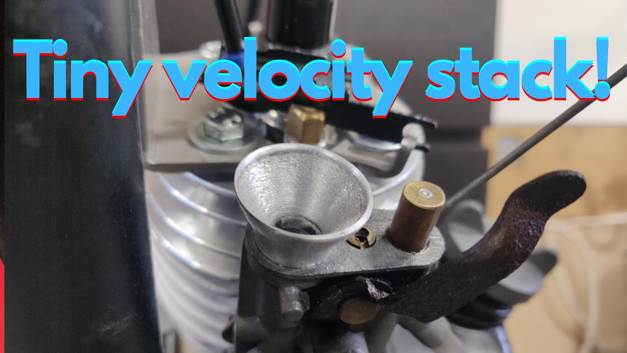 I built a tiny velocity stack for my Solex
