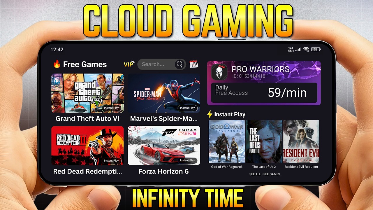 GameHub Cloud Gaming is INSANE! Free Cloud Gaming + Unlimited Cloud Gaming + No Queue