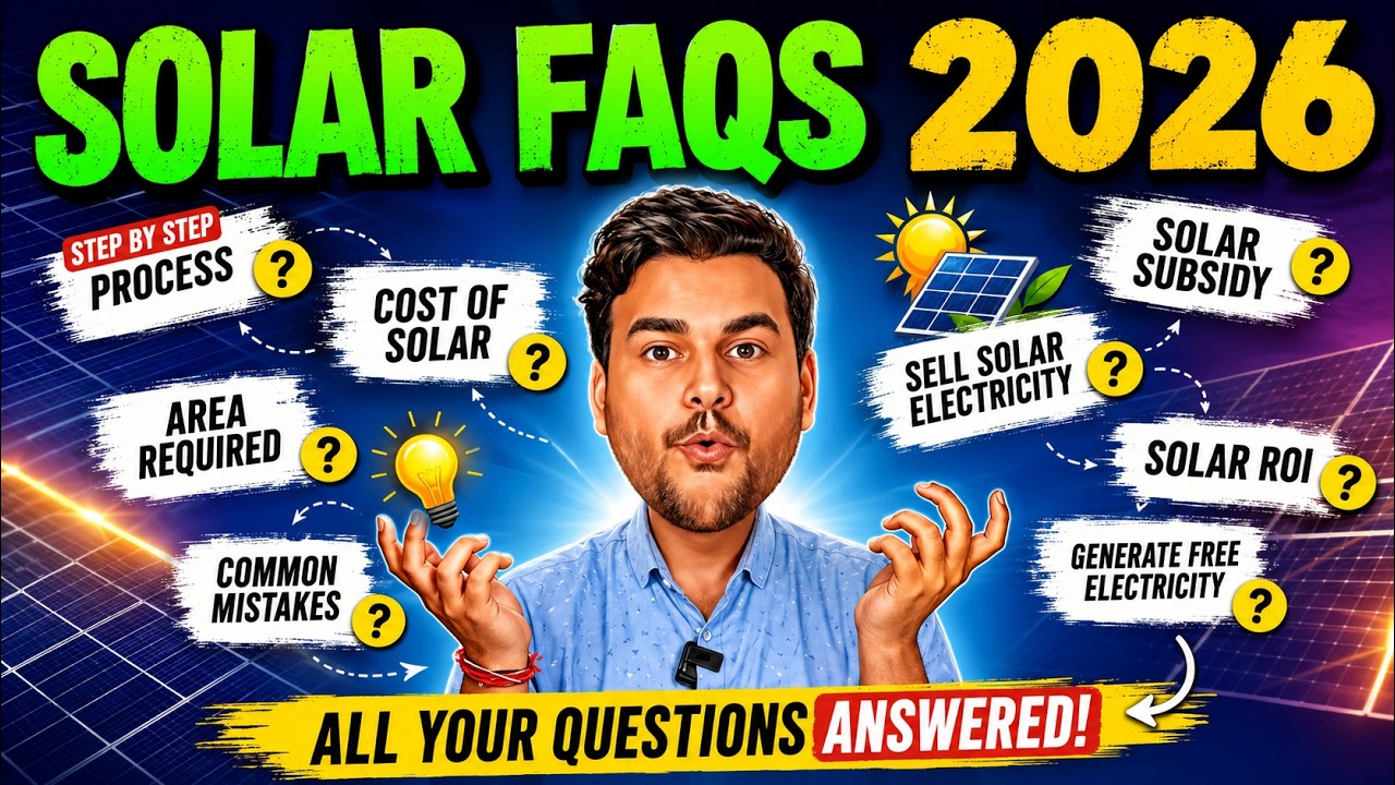 Solar FAQs 2026 | Solar Questions and Answers | Solar Panel For Home | Solar Panel Guide
