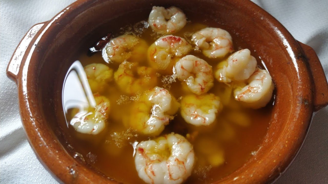 Gambas al pil pil o al ajillo receta tradicional 🦐🦐🦐🇪🇸