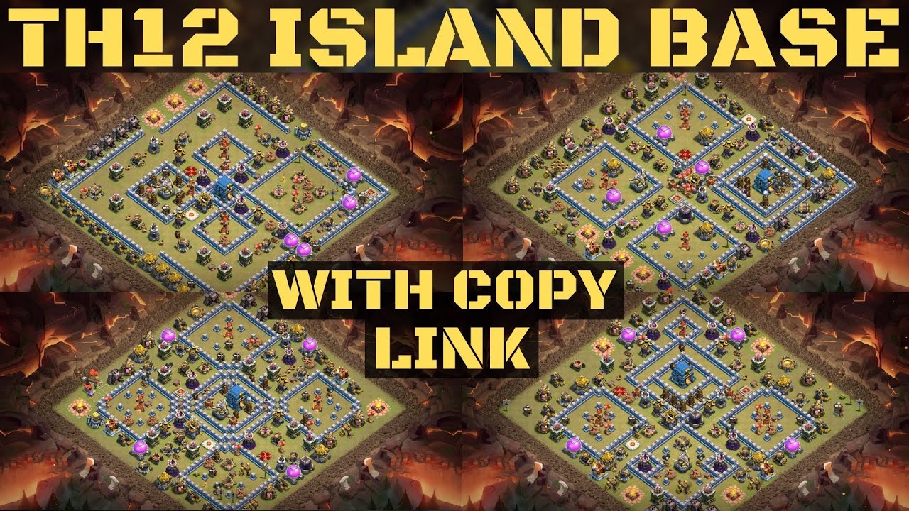 TH12 ISLAND WAR BASE WITH LINK! TOWN HALL 12 BASE WITH COPY LINK ! TOP WAR BASES 2019 CLASH OF CLANS