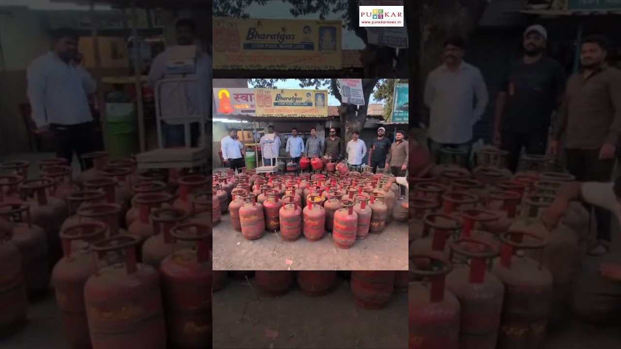 Illegal Gas Refilling Racket Busted in Chakan, One Arrested