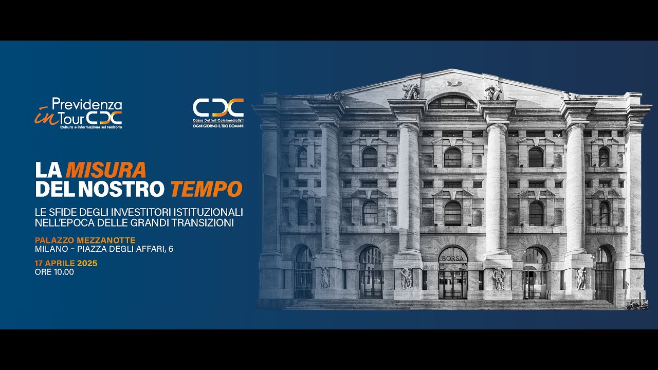 Previdenza in Tour 2025 - La misura del nostro tempo