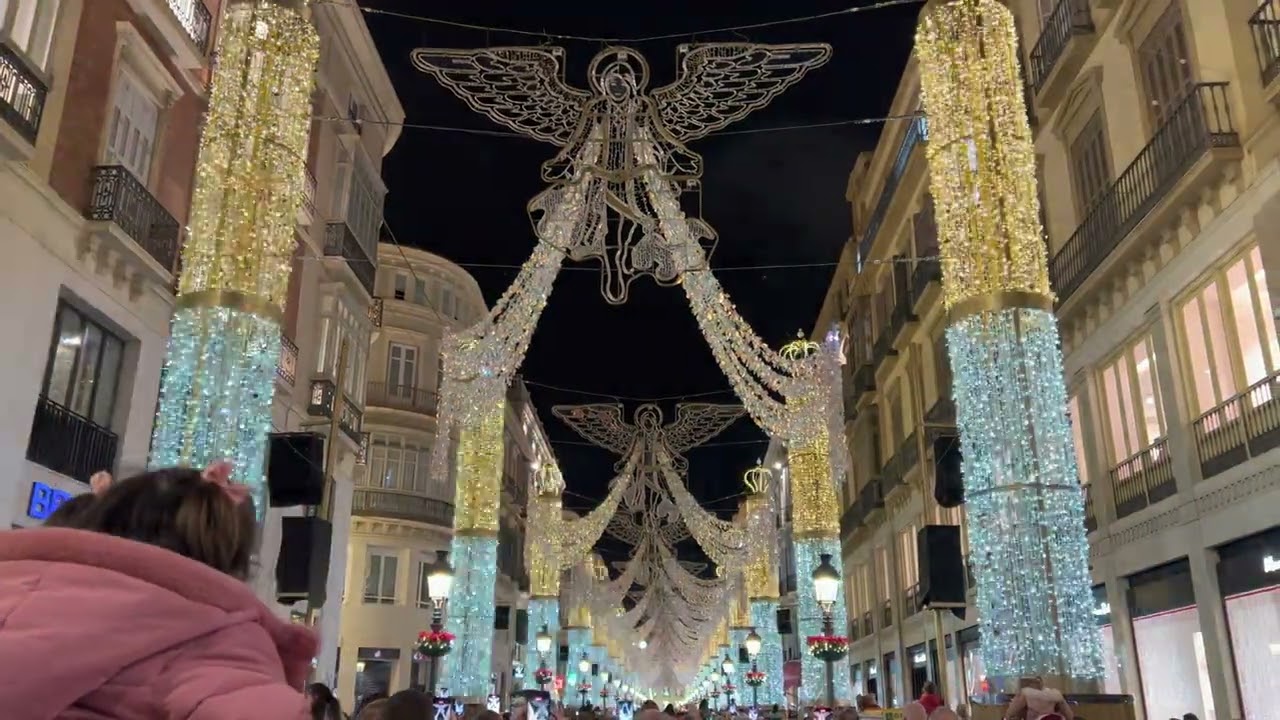 Navidad Málaga - Espectáculo Iluminación Calle Larios 2022 4K HDR