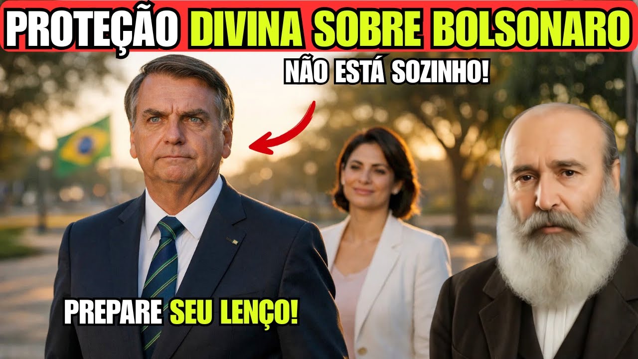 PROTEÇÃO DIVINA SOBRE BOLSONARO! PREPARE SEU LENÇO! PSICOGRAFIA BEZERRA DE MENEZES