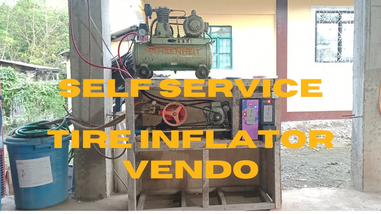 SELF SERVICE TIRE INFLATOR VENDO PAHANGIN NG GULONG