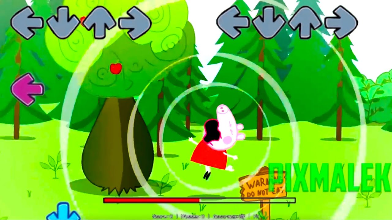 Peppa Pig Turned into a Cartoon Cat in Friday Night Funkin be like || Muddy Puddles Funkin