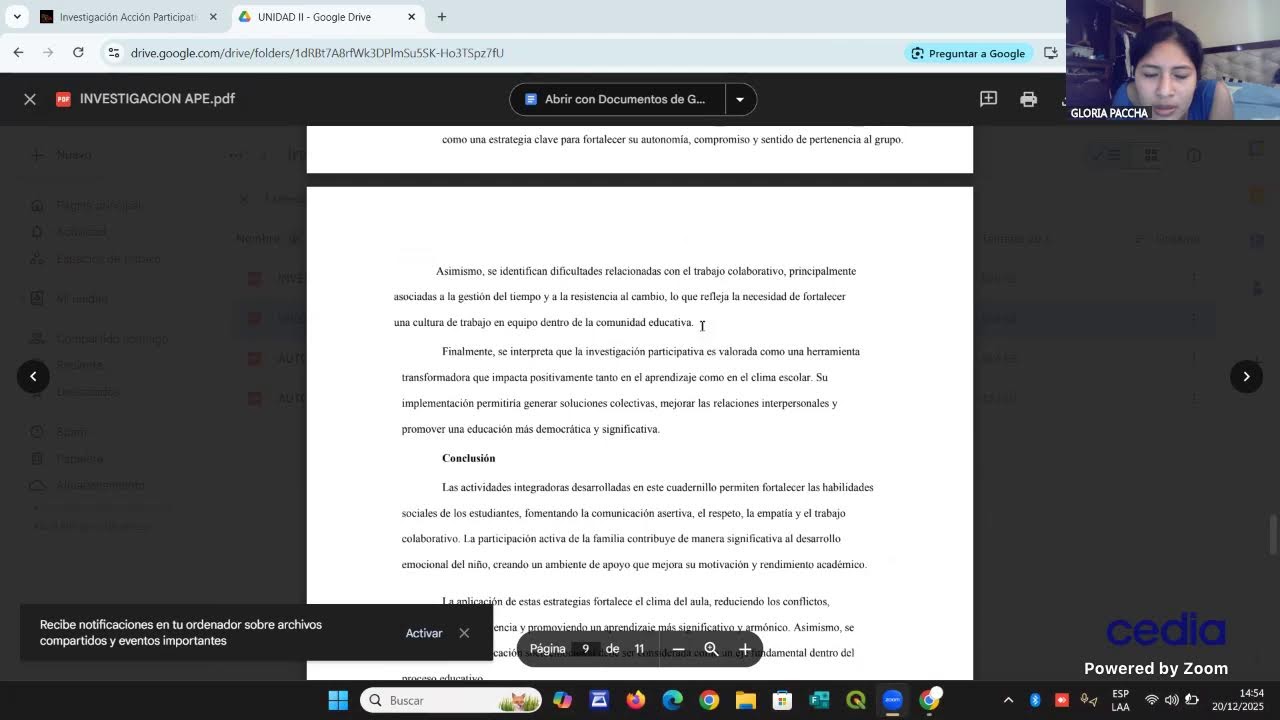 INVESTIGACIÓN ACCIÓN PARTICIPATIVA A
