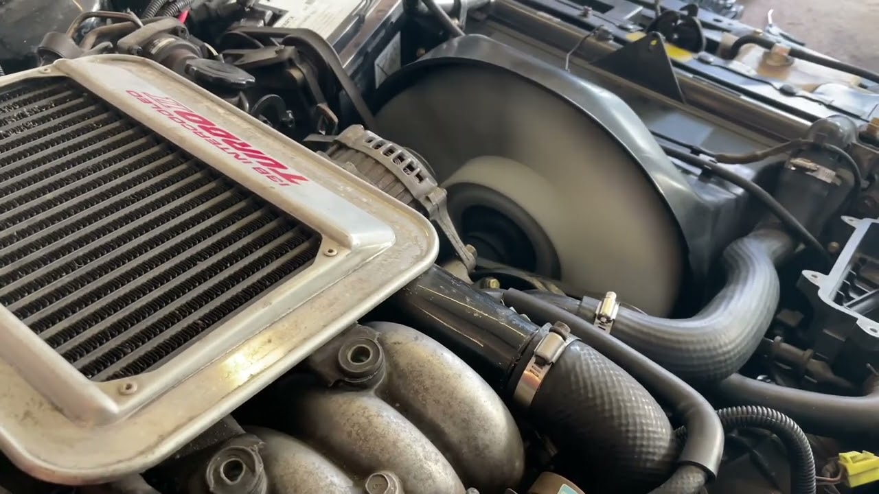 RX7 FC CAK82 Flooded again. Startup, smoke and quick update.