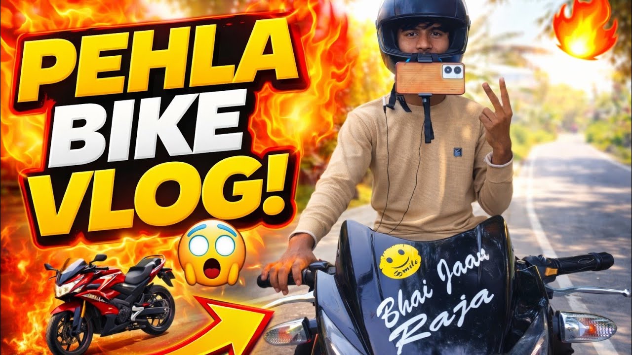 My First Moto Vlogging 🤩 Aaj Ka Moto Vlog 🔥 Mazedaar Ride Full Vlog 