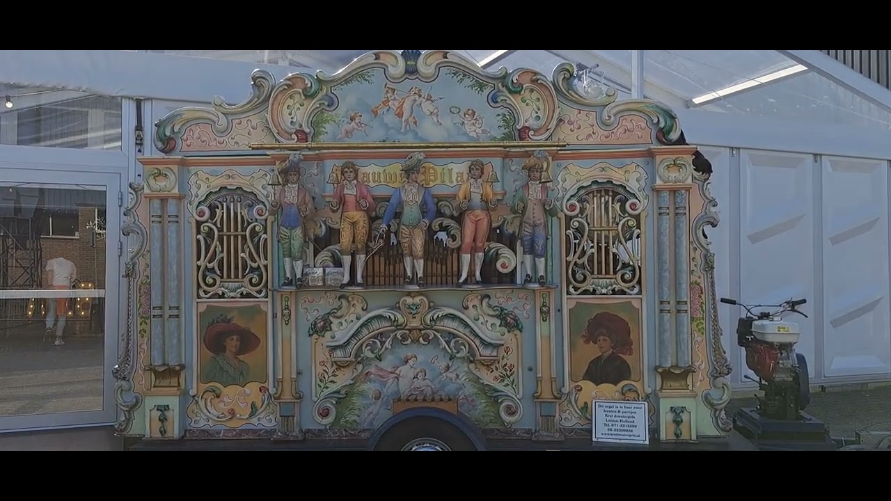 draaiorgel de blauwe pilaar speelt: Belle Perez