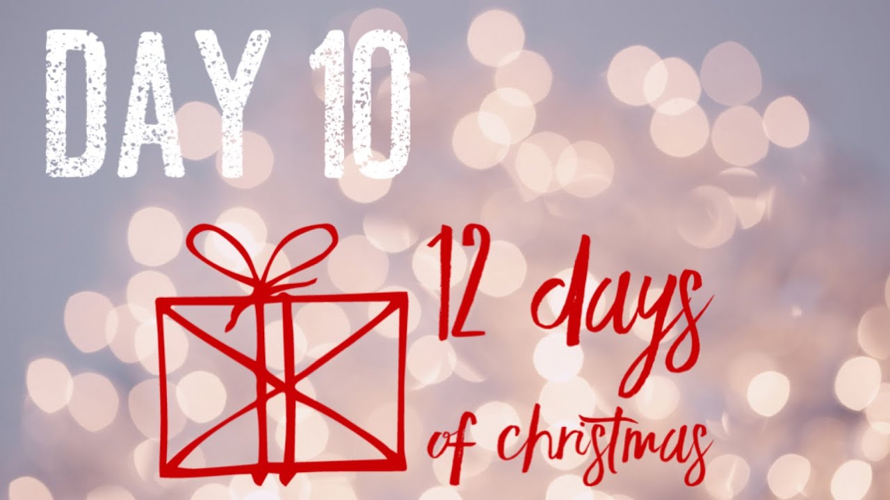 Day 10 / 12 Days of Christmas Crafting 2019 / DIY Shadow Box Christmas