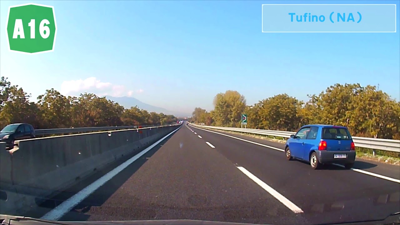 Driving from Avellino to Napoli (Italy)