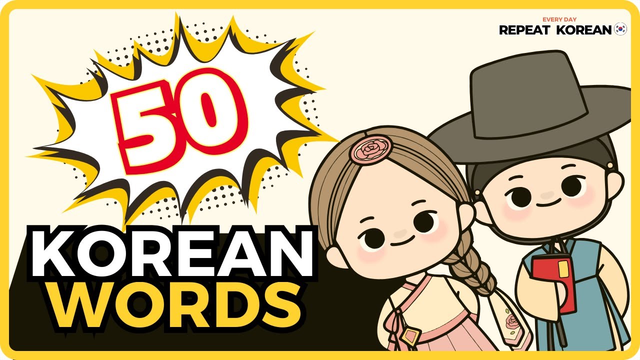 50 Basic Korean Words for Beginners #001