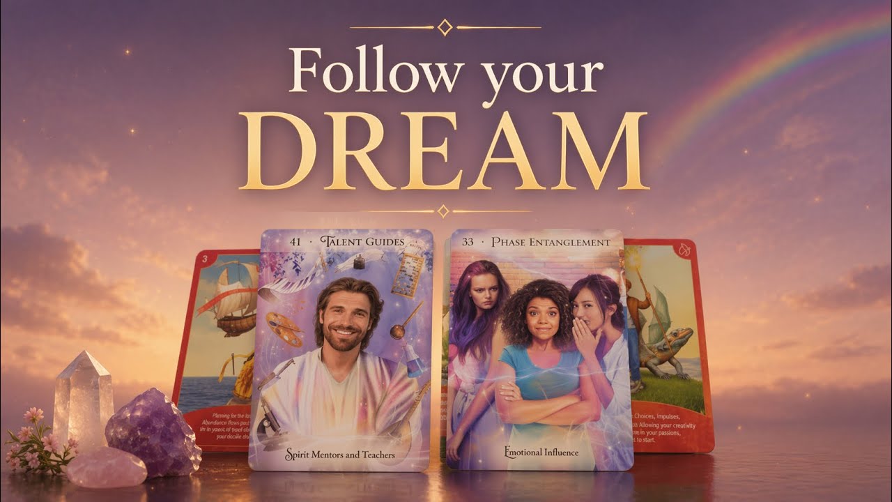 To you who are following your dream and seeing this 🤍 — and a message from the guides