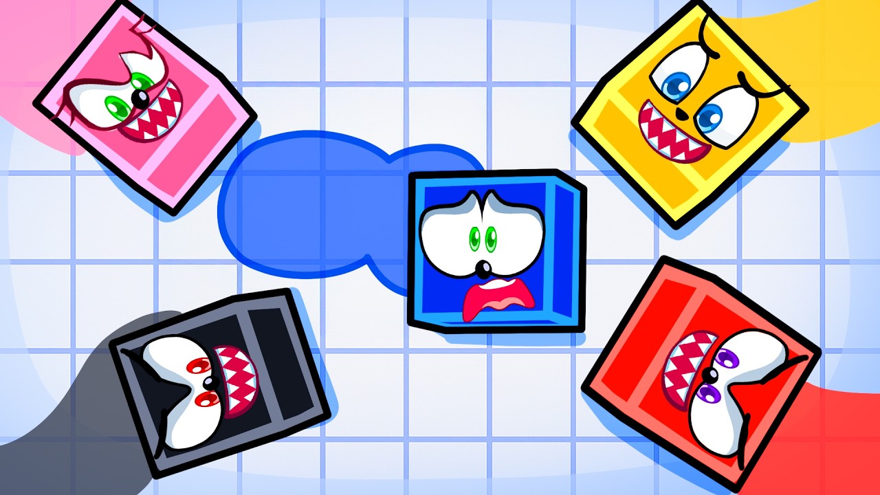 Соник играет в Color Fight на 100 игроков со своими друзьями...