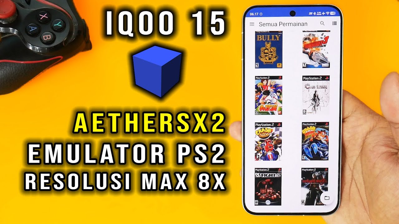 IQOO 15 Test Gaming Aethersx2 Nethersx2 Emulator PS2 Resolusi Max 8X Rata Kanan