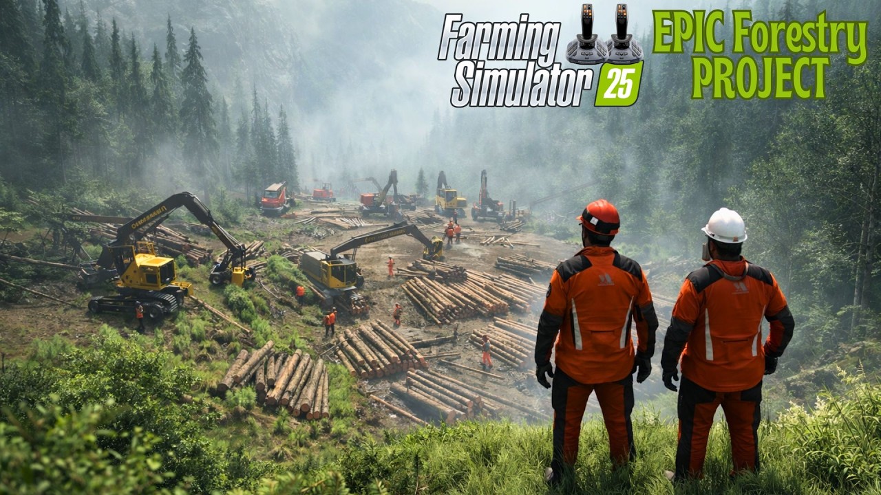 The VIKING CREW Took Over This Mountain! 🌲💪 Massive Logging Operation | FS25