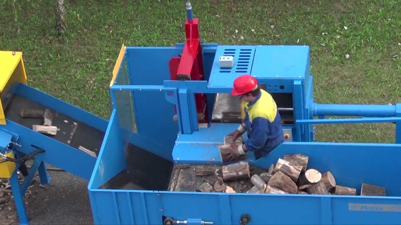 PINOSA.NET EPCL 400 WORLDS FASTER FIREWOOD PROCESSOR  BRENNHOLZ BOIS DE CHAUFFAGE
