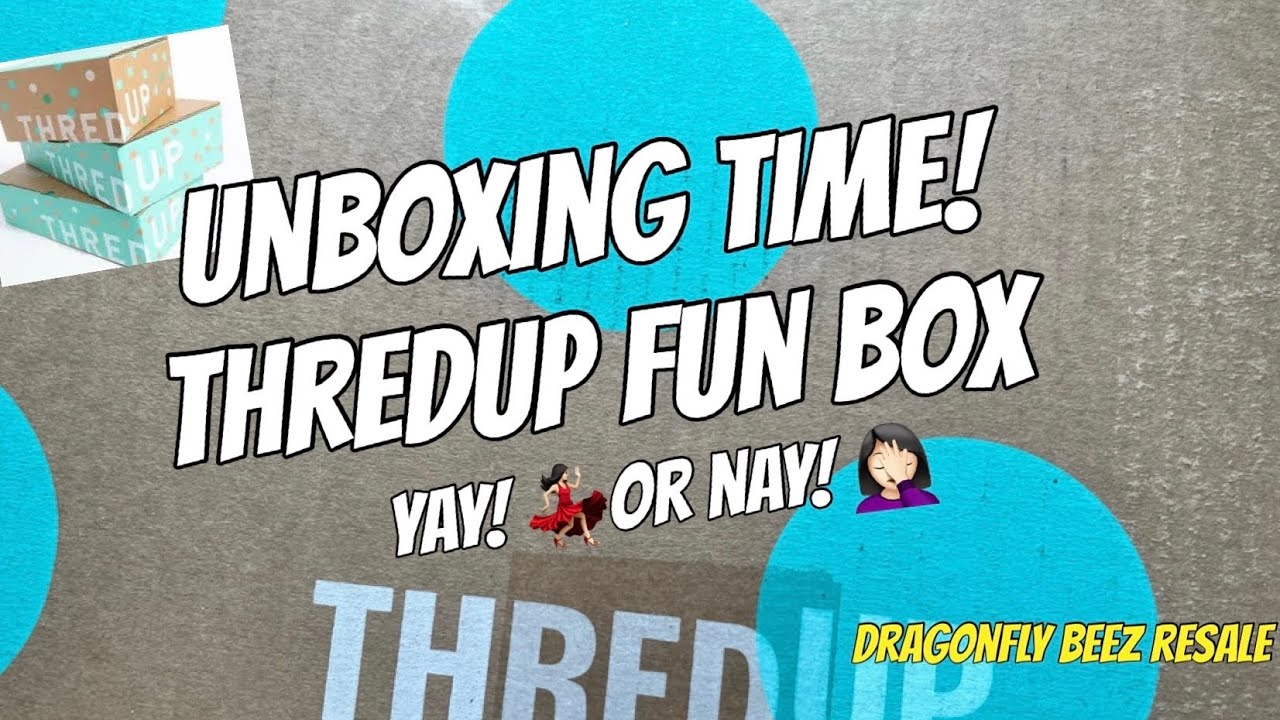 UNBOXING ThredUP Fun Box from Phoenix, AZ - Was it really fun?? #threduprescuebox #thredupunboxing