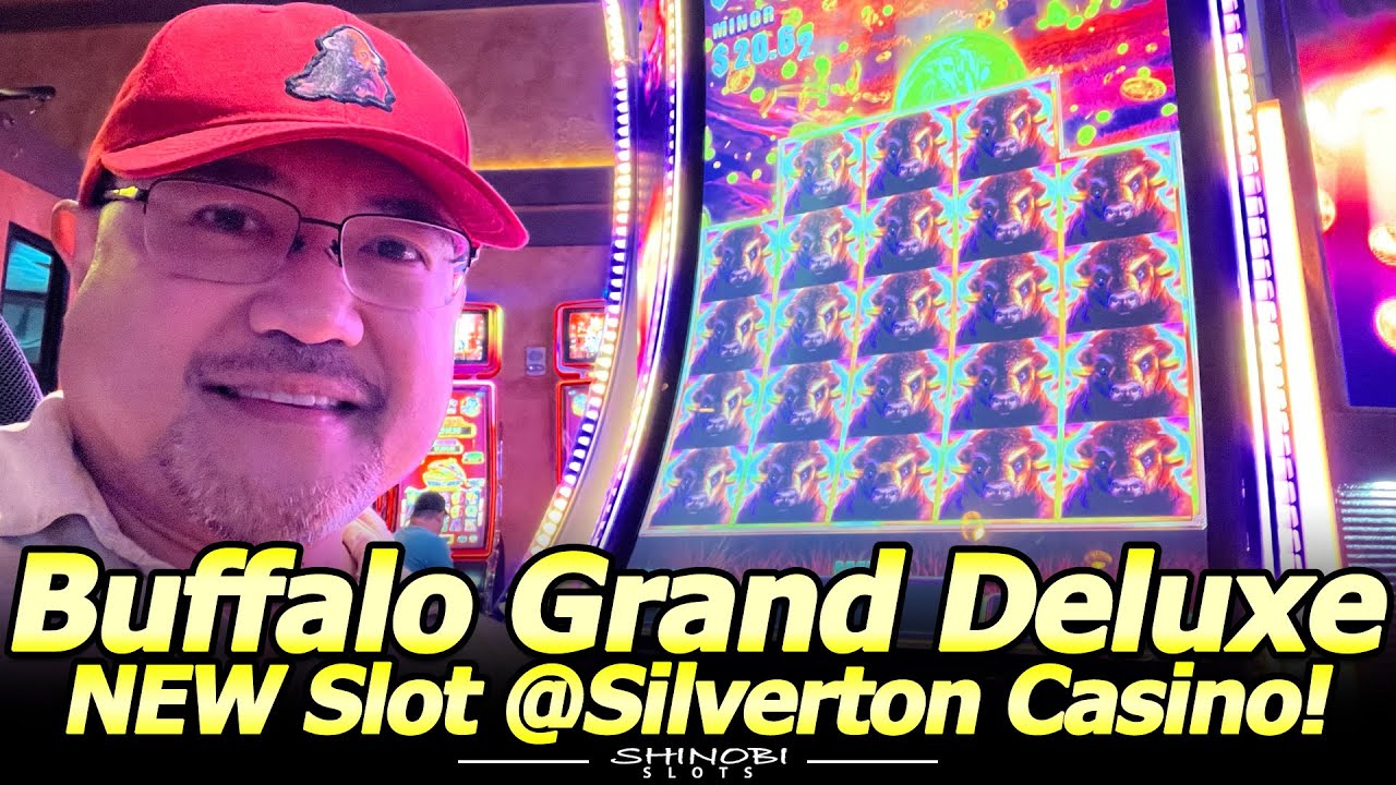 NEW Buffalo Grand Deluxe Slot Machine @Silverton in Las Vegas! 1st Attempt with Free Spins Bonuses!