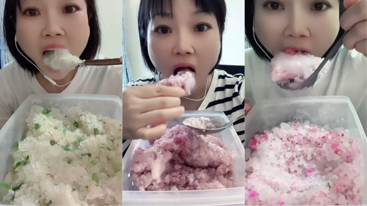 Crushed Ice Eating ASMR | Ice Eating