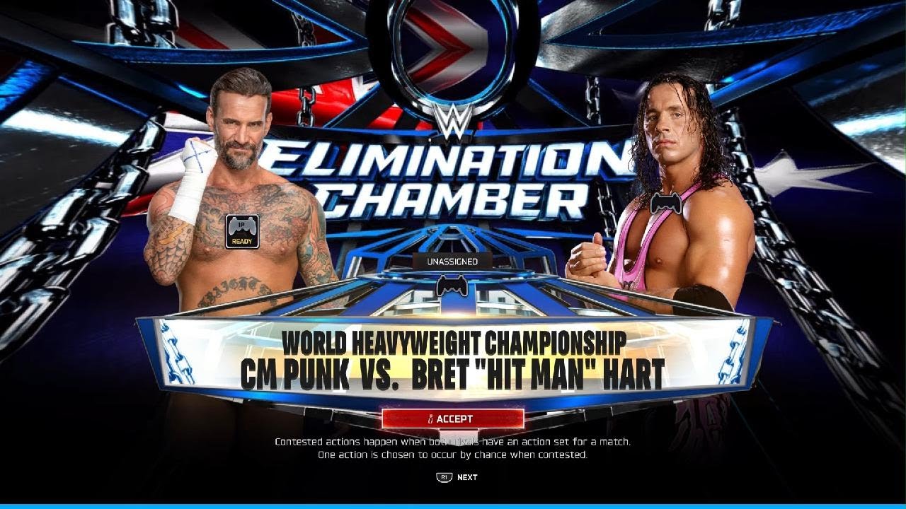 WWE 2K25 Universe - elimination chamber Part 2