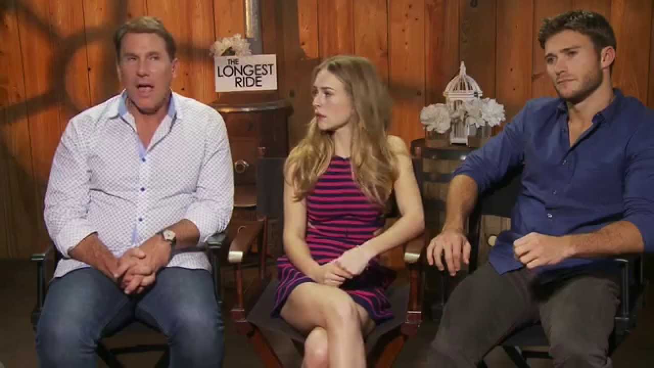 THE LONGEST RIDE Interview with Nicholas Sparks, Britt Robertson, and Scott Eastwood