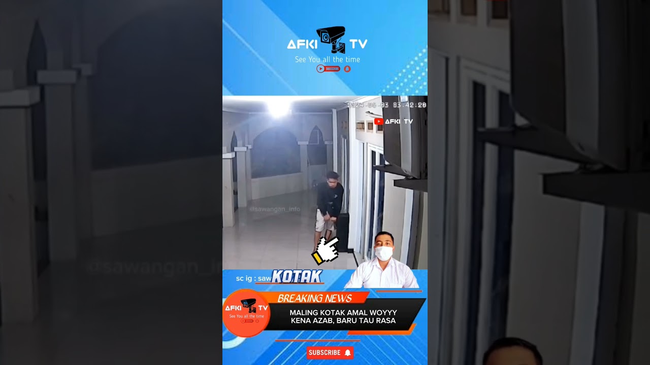 NEKAT MALING KOTAK AMAL, KENA AZAB BARU TAU RASA! #shorts