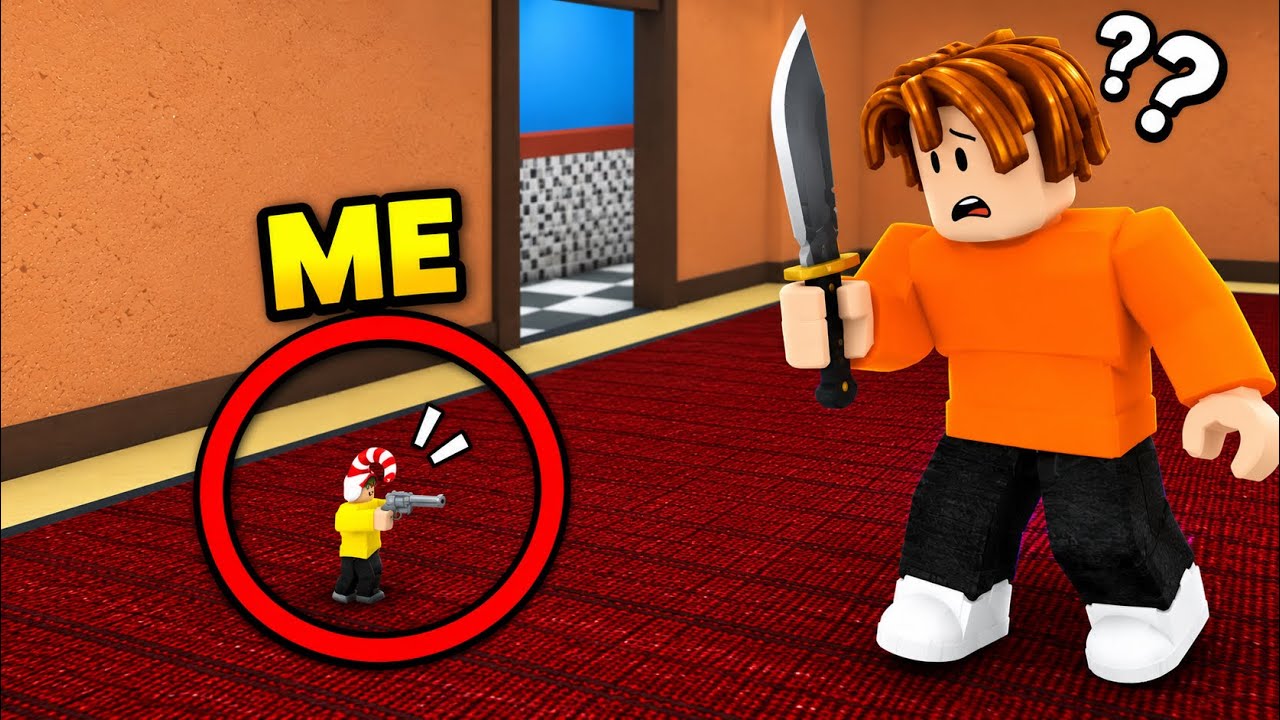 Using the SMALLEST AVATAR Ever in MM2.. (Roblox Movie)