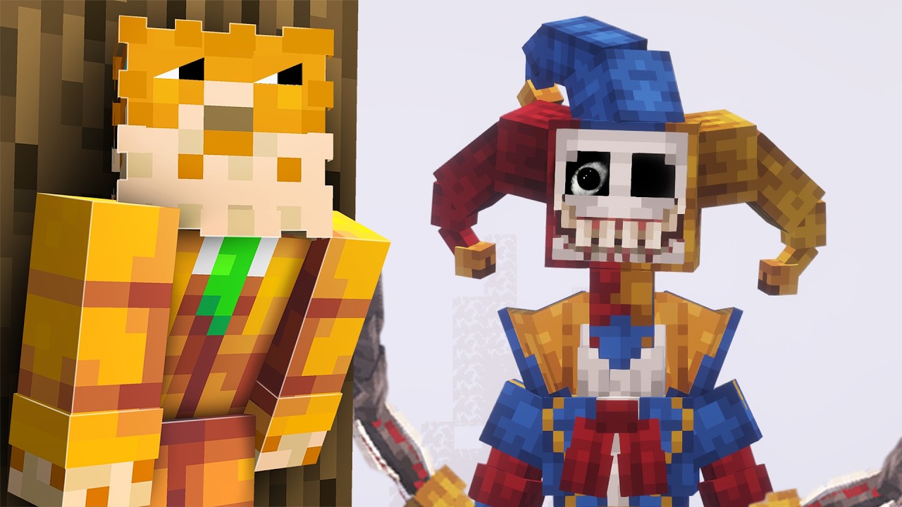 Surviving the Prototype From Poppy Playtime Chapter 5 in Minecraft
