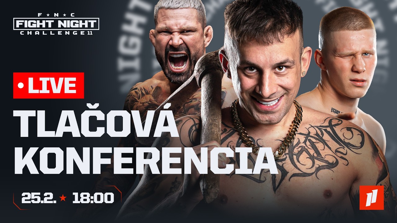 🔴 TLAČOVÁ KONFERENCIA FNC 11 (NAŽIVO): Flexking, Attila Végh, Pirát, Šmolki, Mikulášek a ďalší